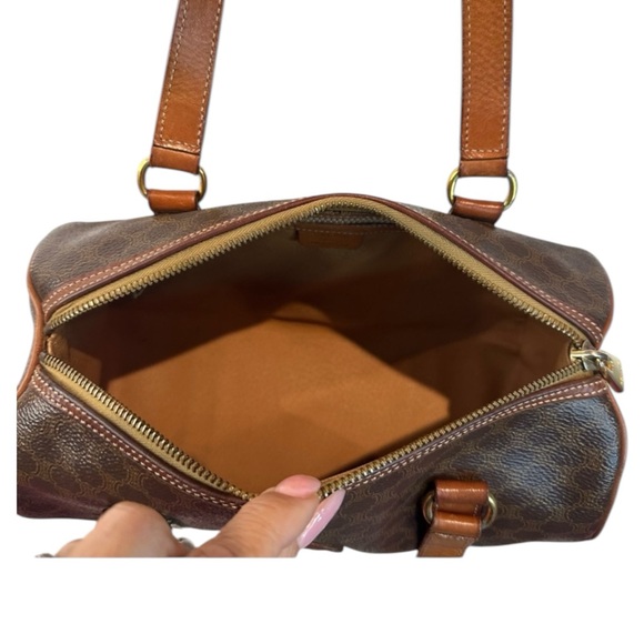 CELINE PARIS MACADAM BOSTON BARREL BAG - Picture 7 of 17